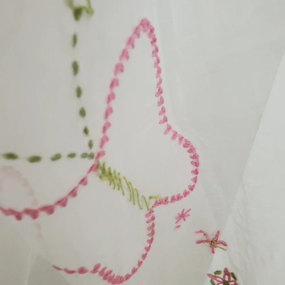 Pottery Barn Kids 2 sheer curtains
